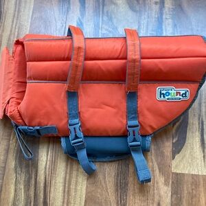 Outward Hound Doggy Life Jacket-Size Large, in Orange